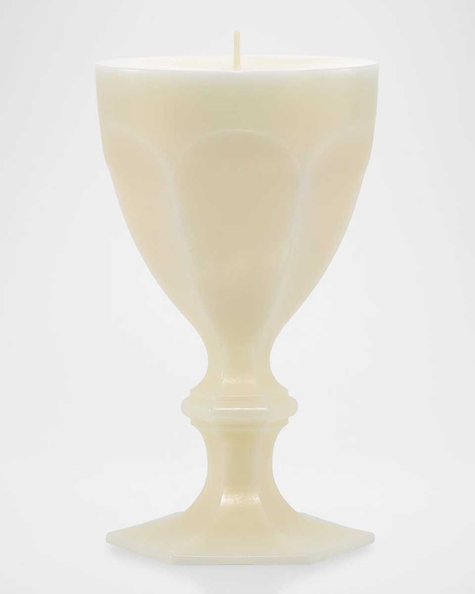 Harcourt Goblet Candle, Ivory